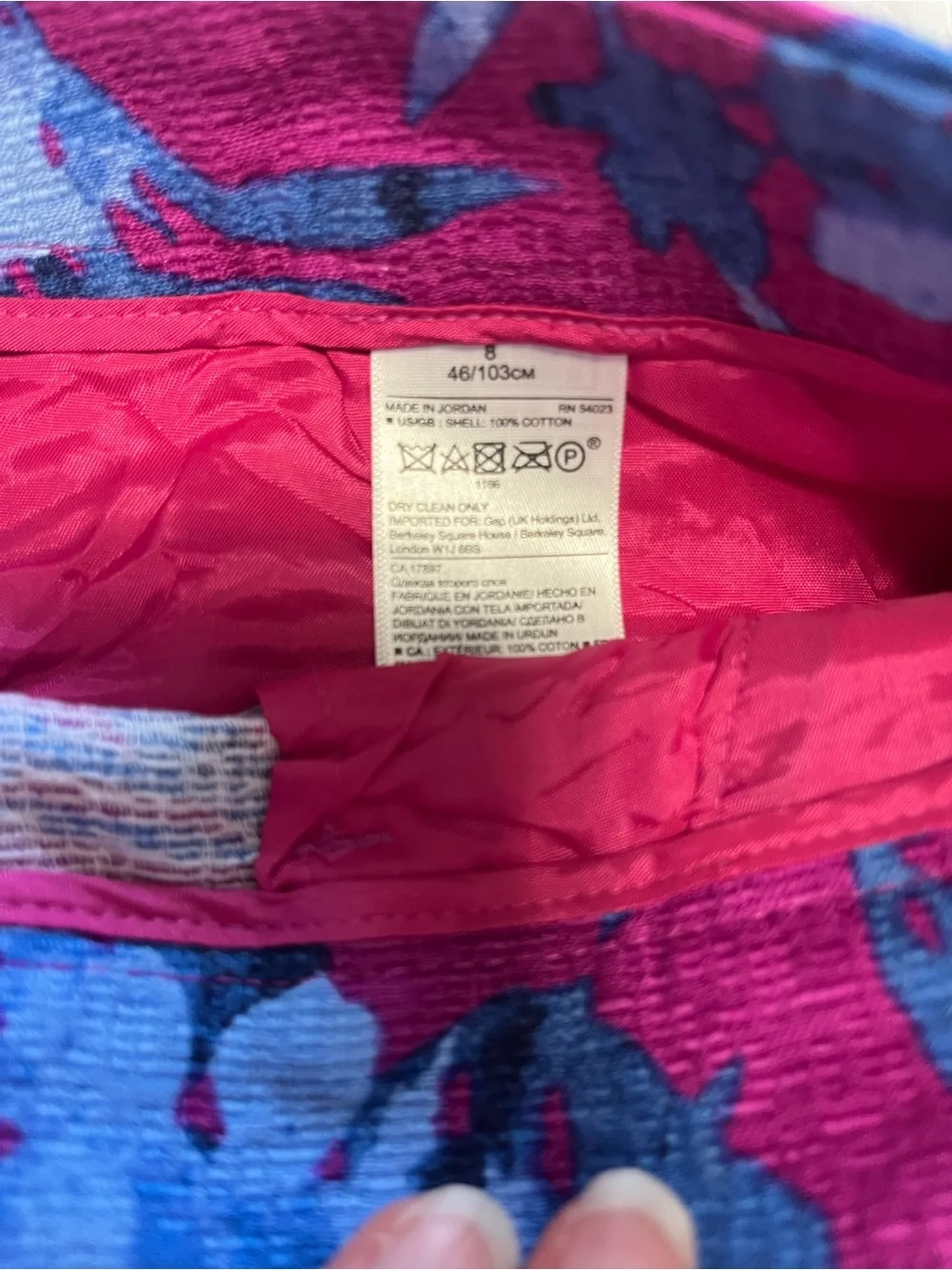 Banana Republic Textured Painted Floral Shorts Size 8 Cotton Preppy Classic